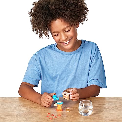 Treasure X Minecraft Nether Quest Minecraft Character Pack 10 Level Adventures Collectible Minecraft Characters and Real Gold-Dipped Treasures