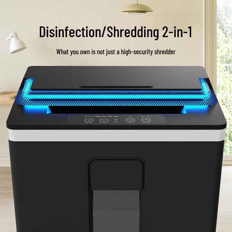 Comi Commercial Cross-Cut High-Security Shredder with Sterilization System, Model 3868