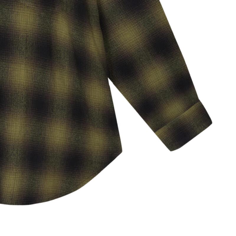 JNBY Plaid Wool Blend Long Coat