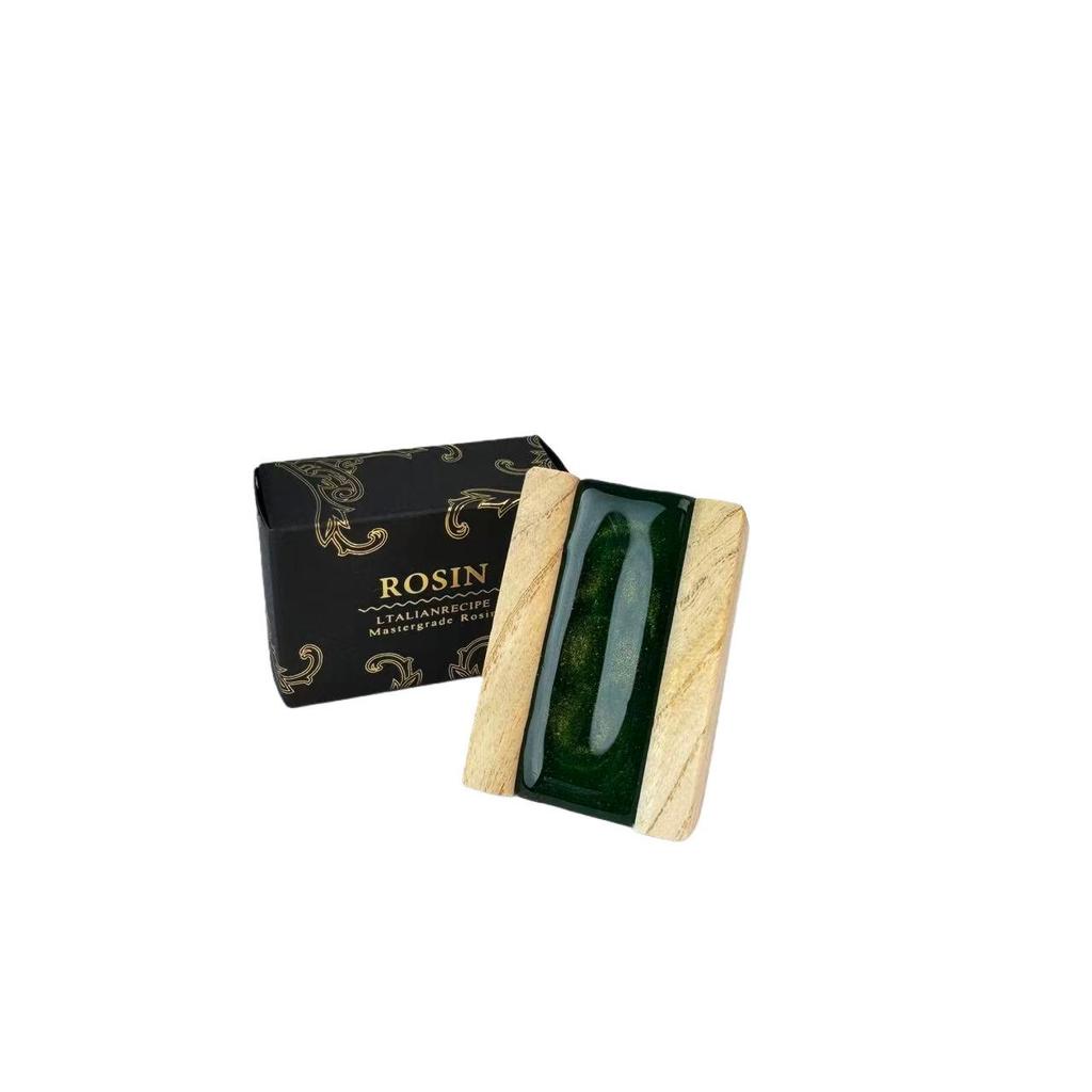 Rosin Dust for Violins, Green Gold Rosin Blocks for Erhu, and Universal Bowed String Instrument Accessories for Cellos.