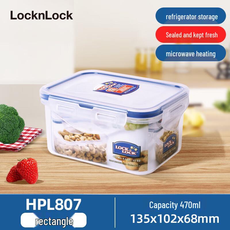 LocknLock Rectangular Plastic Food Container