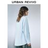 UR 2026 Autumn Irregular Pleated Long Sleeve Shirt