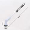 Electric Spin Cleaning Brush With 5 Replaceable Brush Heads And Adjust Electric Handle Power Kitchen Bathroom Cleaning Gadgets
