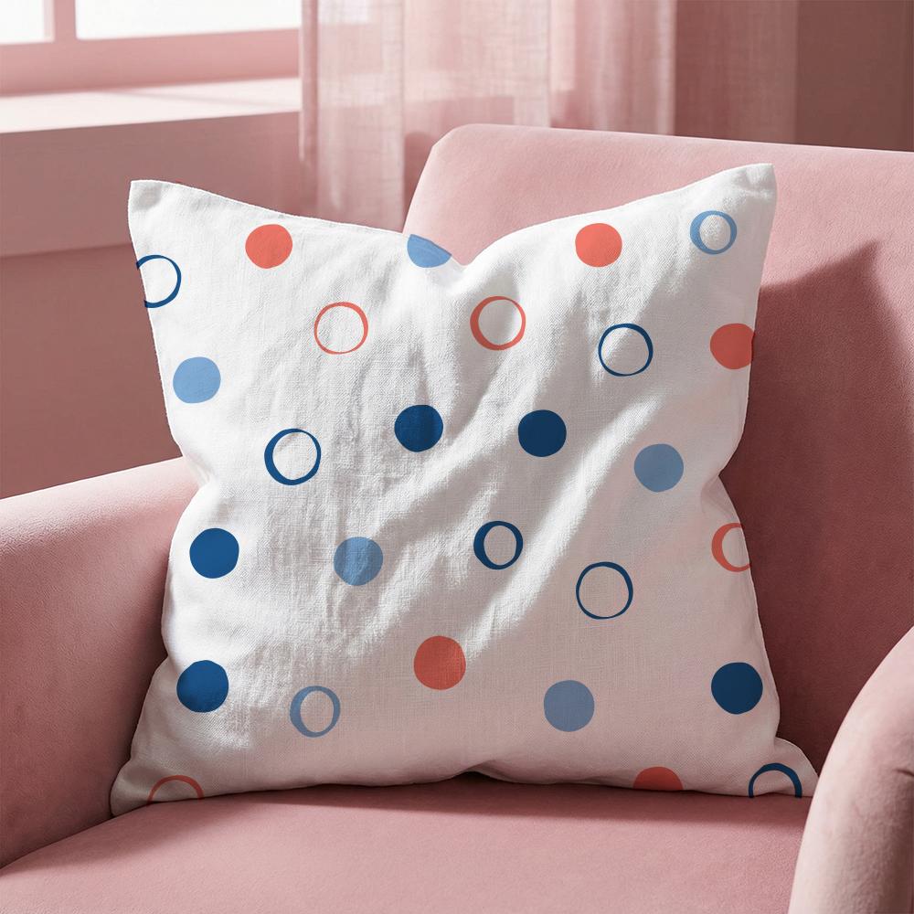 Nordic simple dots Cushion Cover Multi-Scene Pillow Cover for Home & Car - Reversible, Soft & Durable for Daily Use