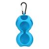 Golf Ball and Accessories Organiser Bag Waterproof Silicone Golf Ball Holder With Carabiner Clip For Outdoor Sports