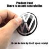 VEMZG1 For VW VOLKSWAGEN New 4pcs 56mm 60mm 65mm Car Wheel Center Decal Hub Sticker For Volkswagen VW Golf6 Polo Passat Tiguan Bettle B