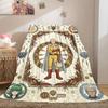 One Punch Man Modern 2D Print Flannel Blanket, Anime Design for Bedroom, Cozy Travel Picnic Throw Blanket_LIAN