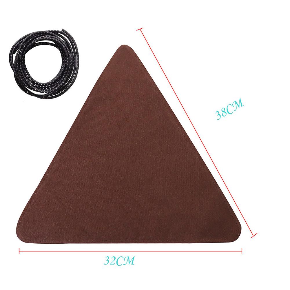 Lightweight 38cm Folding Camping Stool Waterproof Canvas Tripod Chair Suitable for Hiking Fishing Travel and Gardening