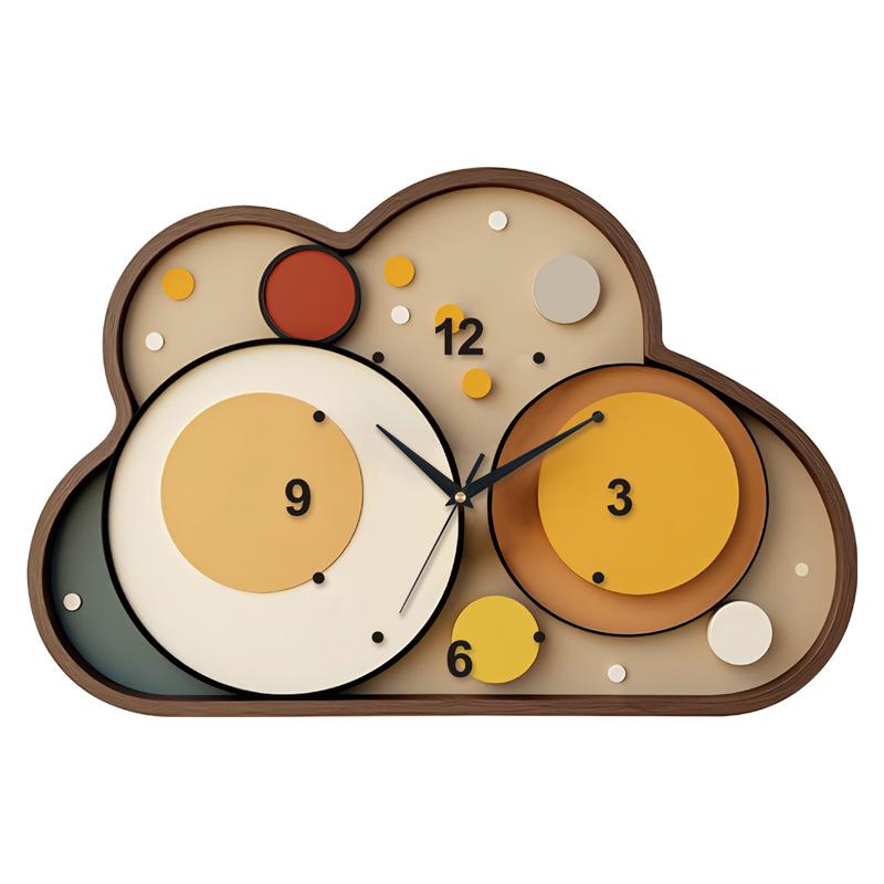 

Новые Часы Настенные Часы Гостиная Современные Простые Креативные Модные Домашние Часы Настенные Подвесные Абстрактное Искусство Часы 1309 Geometric Cloud Small 45 * 30