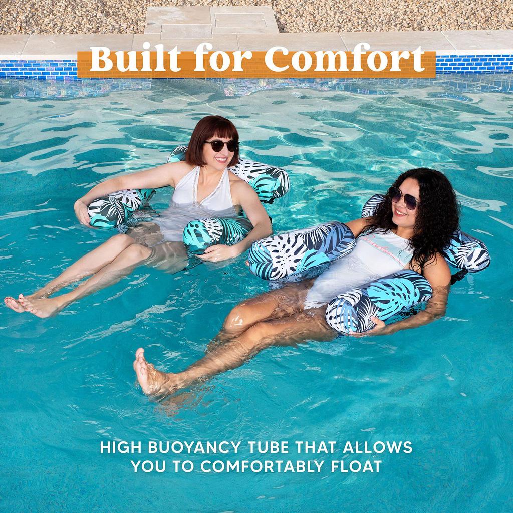 Sdraio Galleggiante Gonfiabile: Perfetto per Piscina, Spiaggia, Lago e Feste Estive