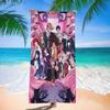 Anime Game D-DanganRonpaS Bath Towel Microfiber Soft Water Absorbing Breathable For Girl Kids Decorative Cartoon Beach Towel