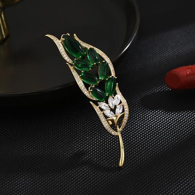Senior-Broschen, Blumen-Blatt-Brosche, Anstecknadeln für Damen, Anzug-Anhänger, modische Broschen, Schmuck