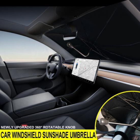 Auto Windscreen Sunshade Block Umbrella Visor Foldable Cover Heat UV Sun Shade