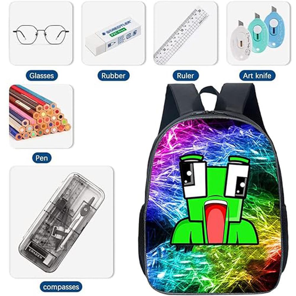 New Unspeakable Cartoon Backpack Stationery Storage Bag for Students