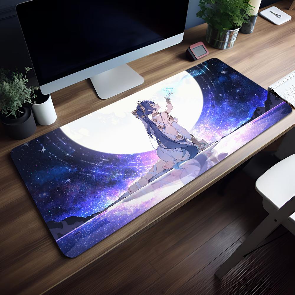 Iuno Wuthering Waves Game Mouse Pad Non-slip Thickened Large Writing Lockedge Office Student Gaming Cushion MousePad