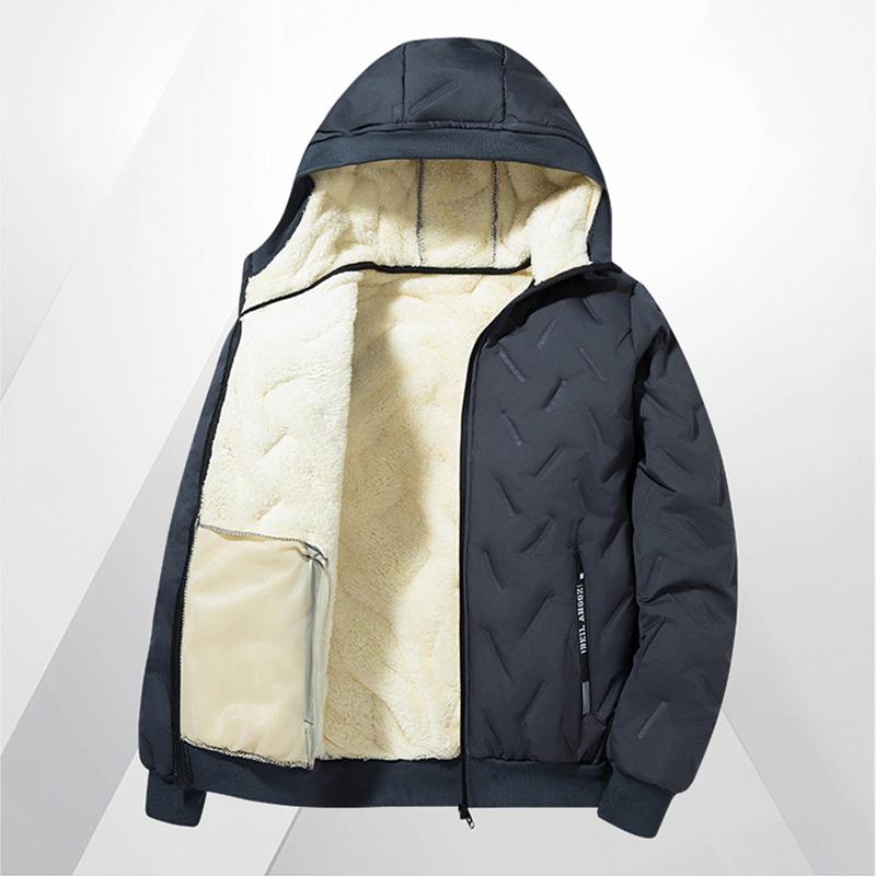 

Мужская флисовая хлопковая куртка Ветрозащитная Водонепроницаемая Пальто со стойкой Водоотталкивающая Модная Городская Длинная Куртка Пальто XXL серый