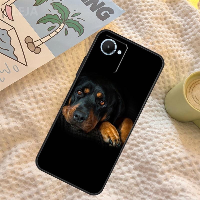 Rottweiler Dog Case For Realme GT6 GT7 Pro C67 C65 C63 C61 C55 C53 C51 C35 C71 C75 11 12 13 14 15 Pro Plus