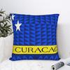 FOR CURACAOFlag Soccer Football Pillowcase Polyester Cushion Cover Decoration Pillow Case Cover Home Zipper 45X45cm