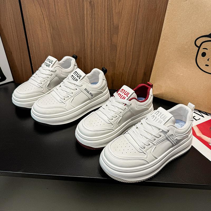 Fashion platform sports shoes women's new spring student heightening board shoes casual shoes