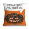Halloween Theme Horror Pumpkin Wizard Print Pattern Cushion Cover Home Living Room Sofa Decoration Square Throw Pillow