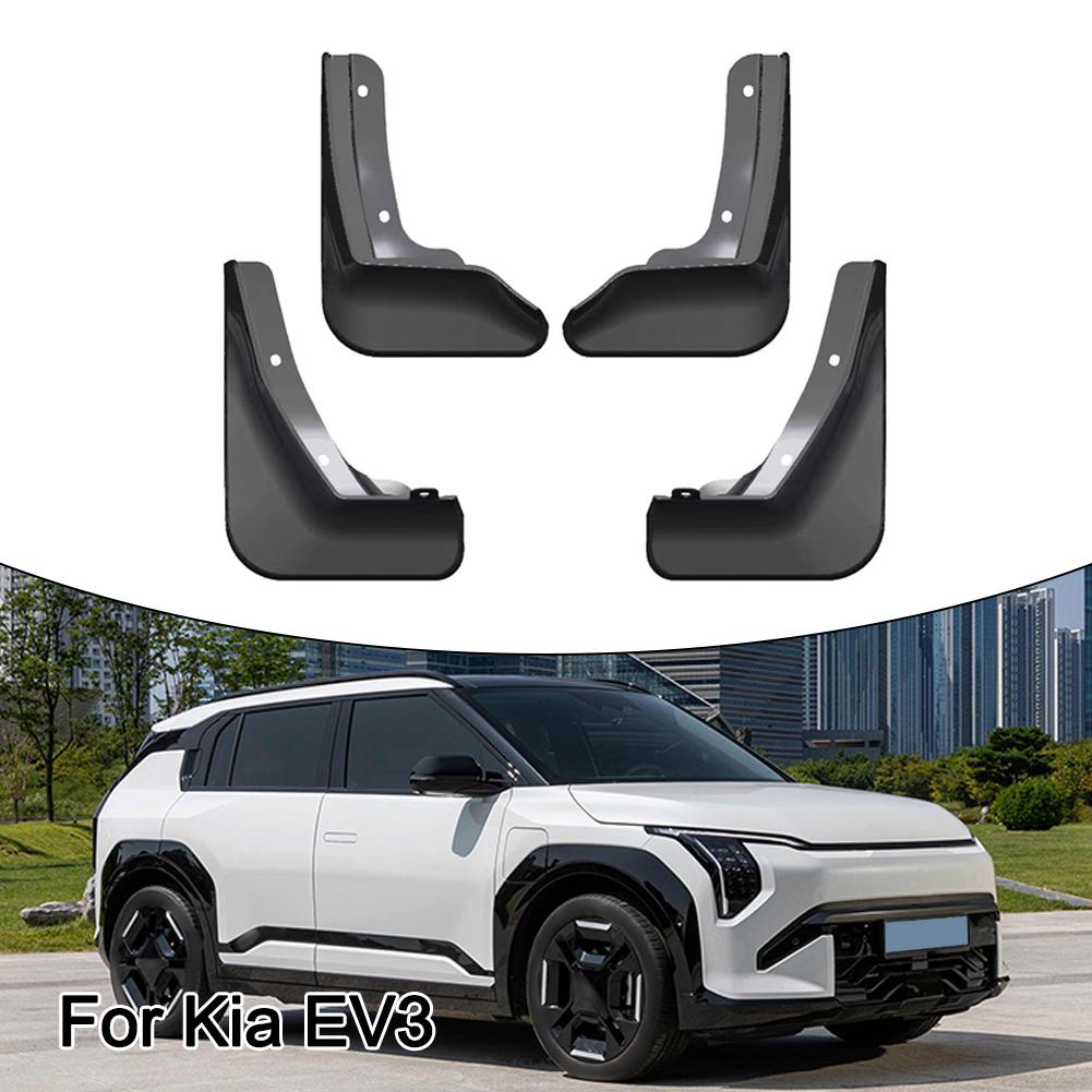 4 Pcs For KIA EV3 Car Tire Fender Flares Front Rear Mudguards Splash Guard Cover Automobile Protector Accessories