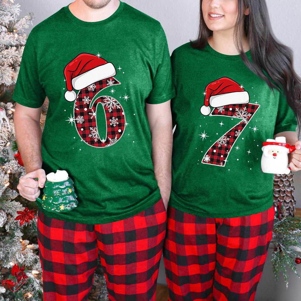 Camiseta de manga corta con cuello redondo y estampado de moda para mujer