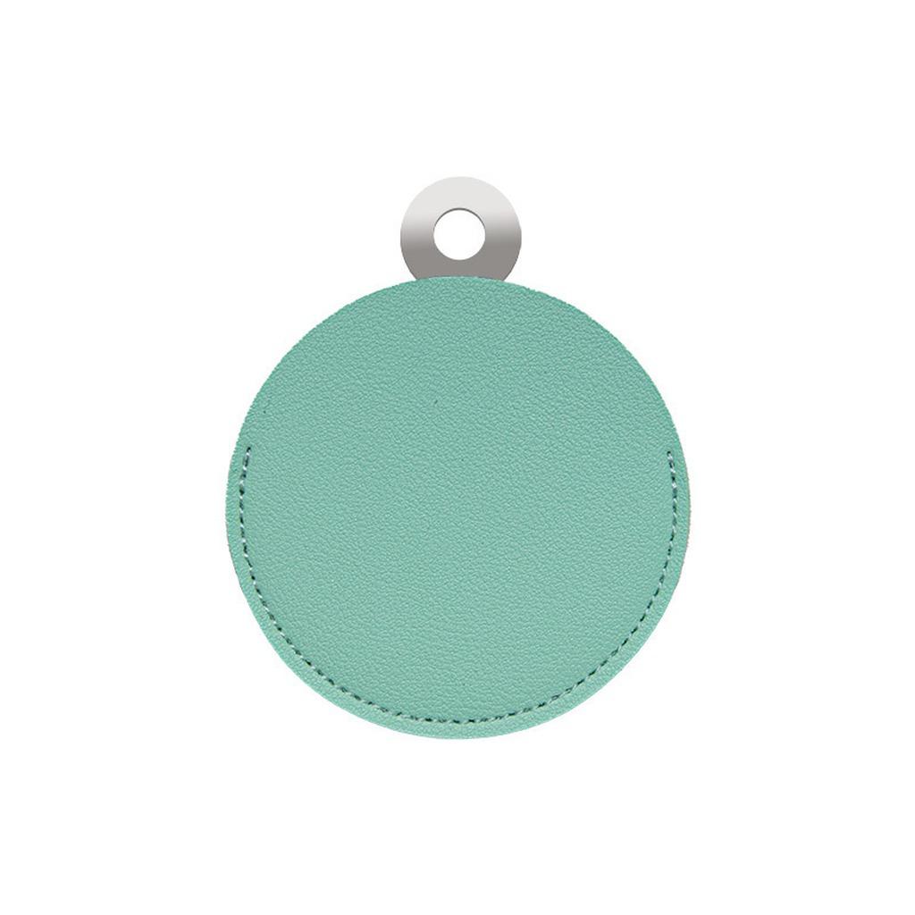 

Portable Compact High Definition Makeup Mirror, Stainless Steel Leather Pocket Mirror for Daily On-the-go Touch Up