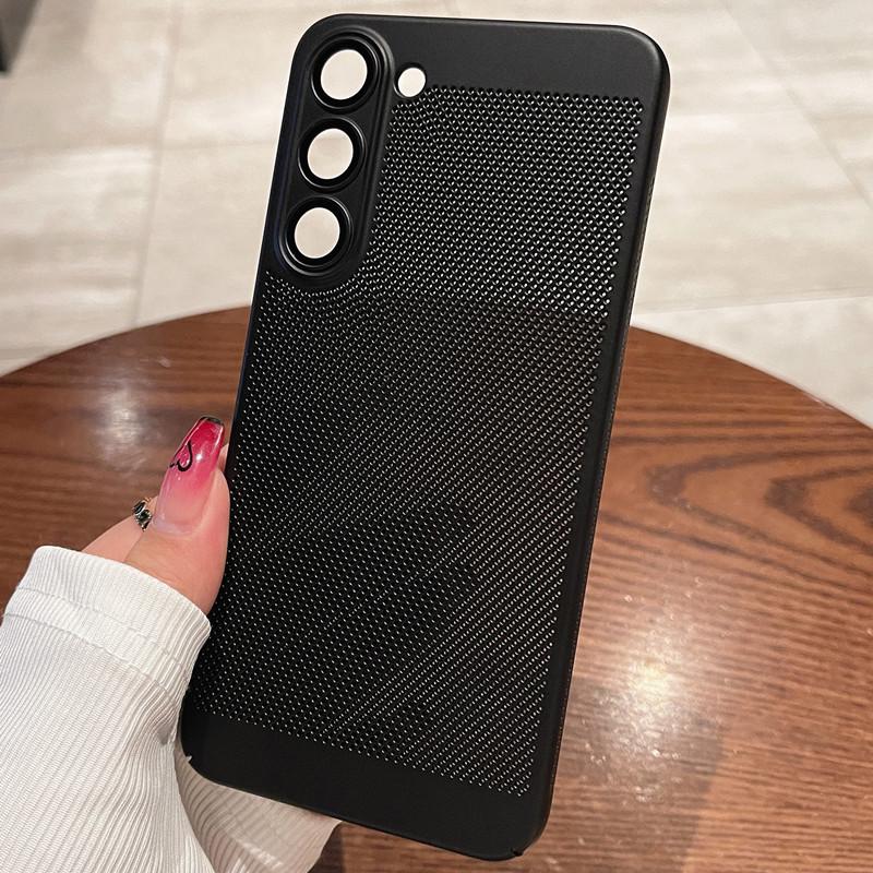 Compatible with Samsung S24, S21, S22 Plus, S22 Ultra Hard Case - Solid Color for Enhanced Heat Dissipation