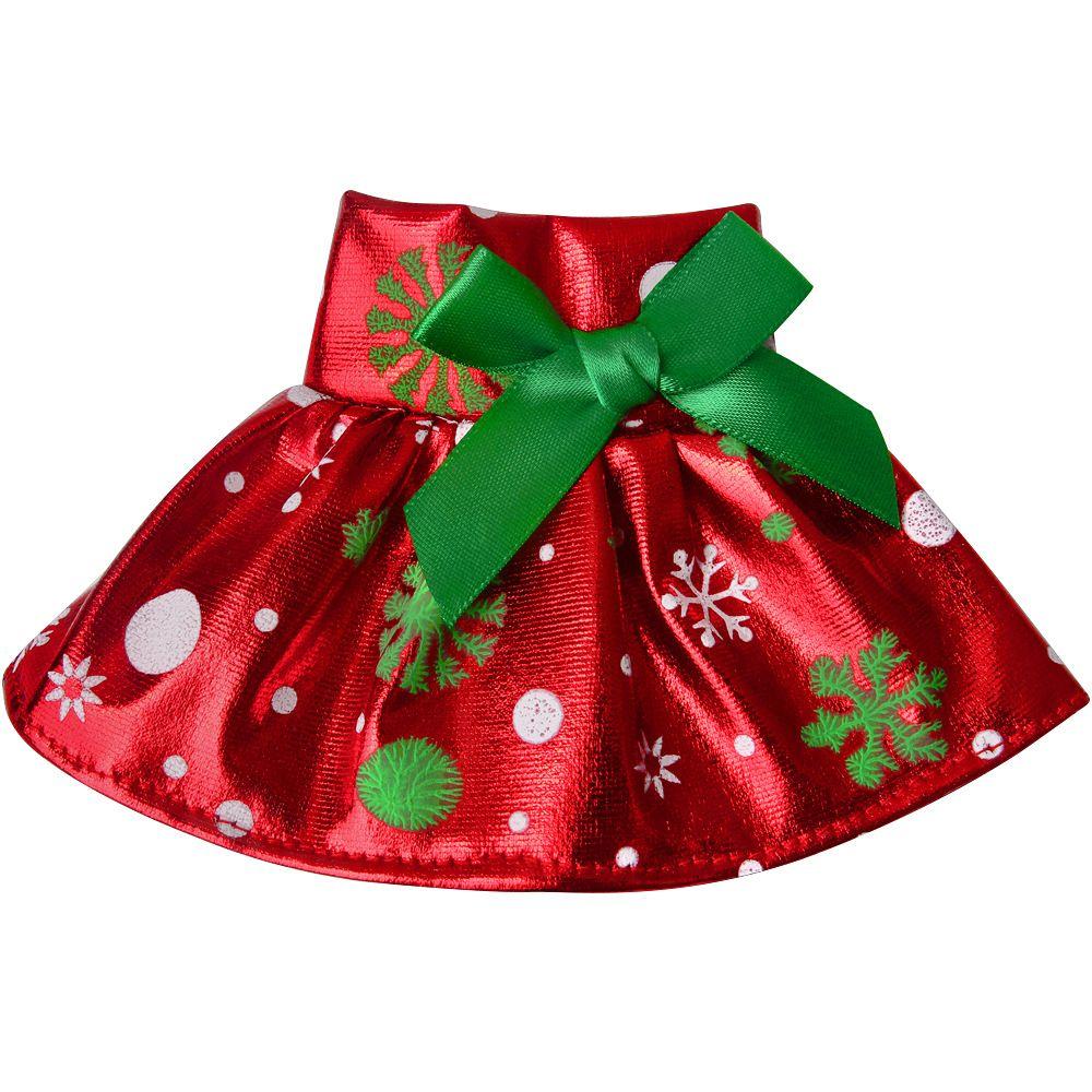 Elves Clothes Christmas Doll White Red Green Dress Baby Toys Accessories Skirt For Children's Christmas Gifts Doll Accessories