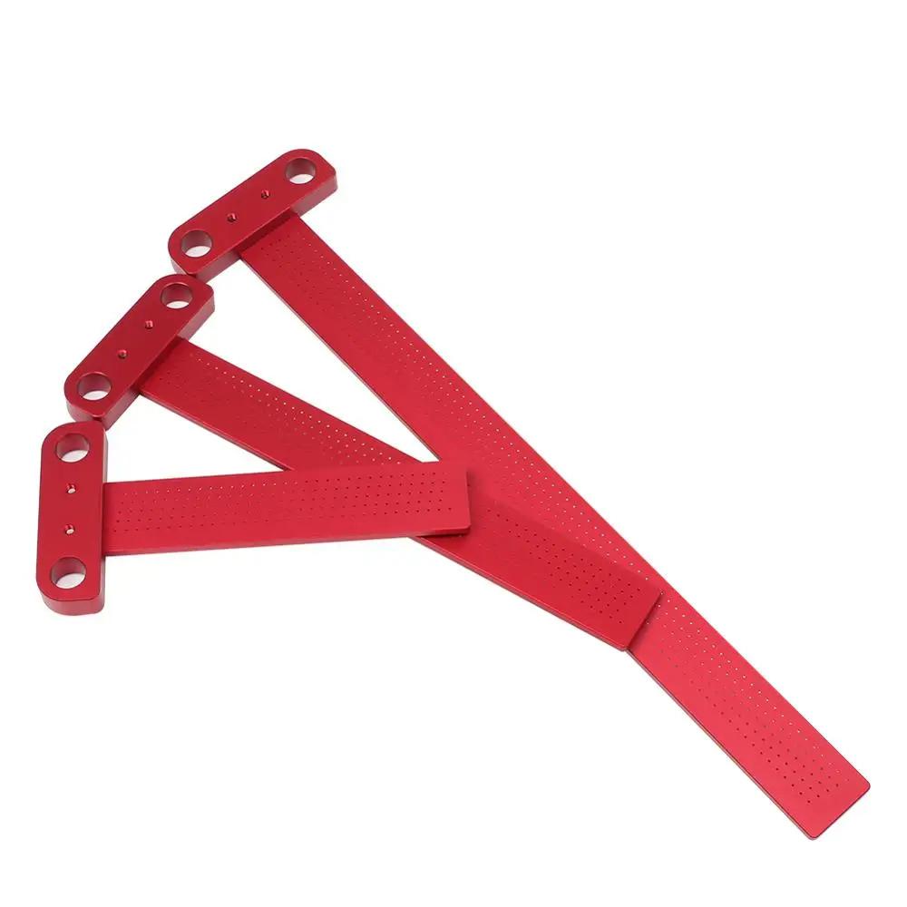 Woodworking Scribe 60-400mm T-type Ruler Hole Scribing Ruler Aluminum Alloy Line Drawing Marking Gauge DIY Measuring Tools