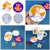 Dragon Cup Mat Silicone Mold Custom Table Decor Resin Coaster Silicone Molds
