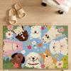 Cartoon Floor Mat Silk Cute Entrance Door Floor Mat Non-Slip Mat Wear-Resistant And Dirt-Resistant Foot Pad Entrance Can Be Cut