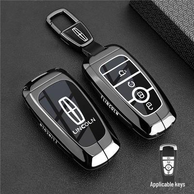 Compatible Key Case for Lincoln Z, Navigator, Adventure, Aviator, MKC, MKZ, Continental, MKX - Car Key Cover
