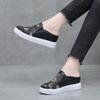 Casual Women's Non Slip Flowers Solid Color Slip On Thick Sole Breathable Work Single Shoes Slippers Summer Shoes Womens