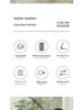 Portable USB Rechargeable Bladeless Fan with Clip and Digital Display for Neck or Waist