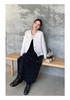 Jiu'er 7-Color Bowknot V-Neck Knitwear - Women's Versatile Solid Base Layer 0677