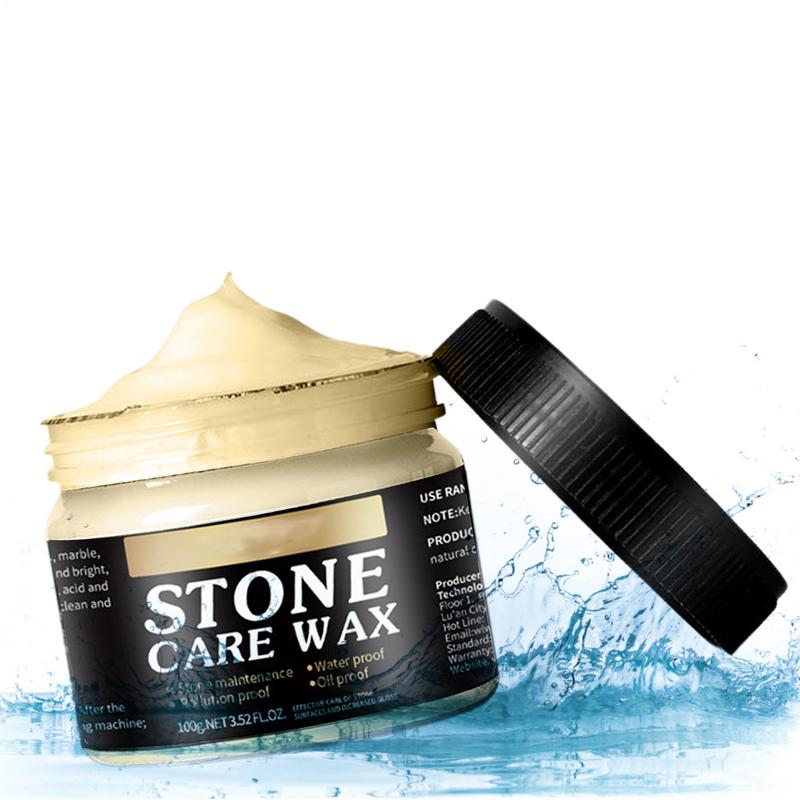 100g Marmor Polierwachs Wasserdicht Stein Nährendes Pflegewachs Für Granit Marmor Speckstein Natürliches Nährendes Poliermittel Werkzeug