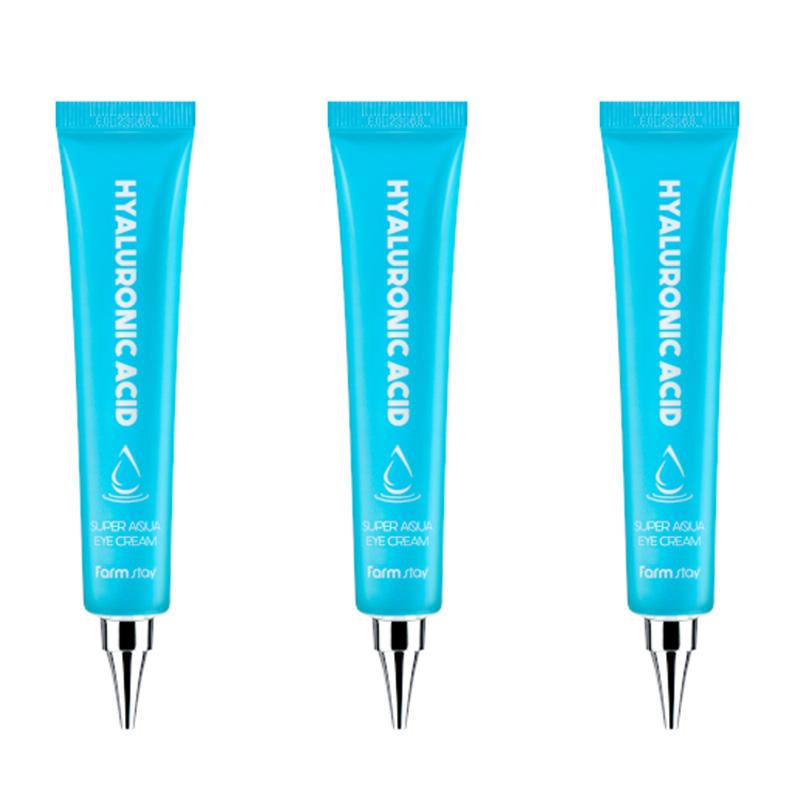 FARM STAY Hyalurolic Acid Super Aqua Eye Cream 45mL (3 Options)