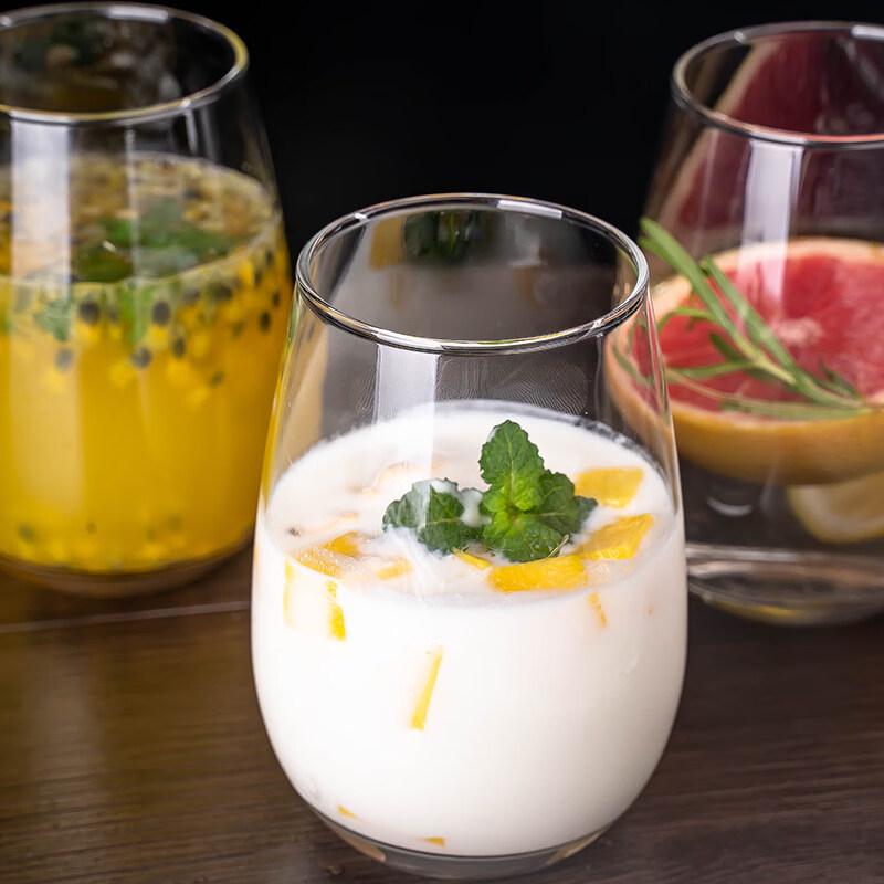 ZISIZ Elegant Handmade Glass Juice Cup