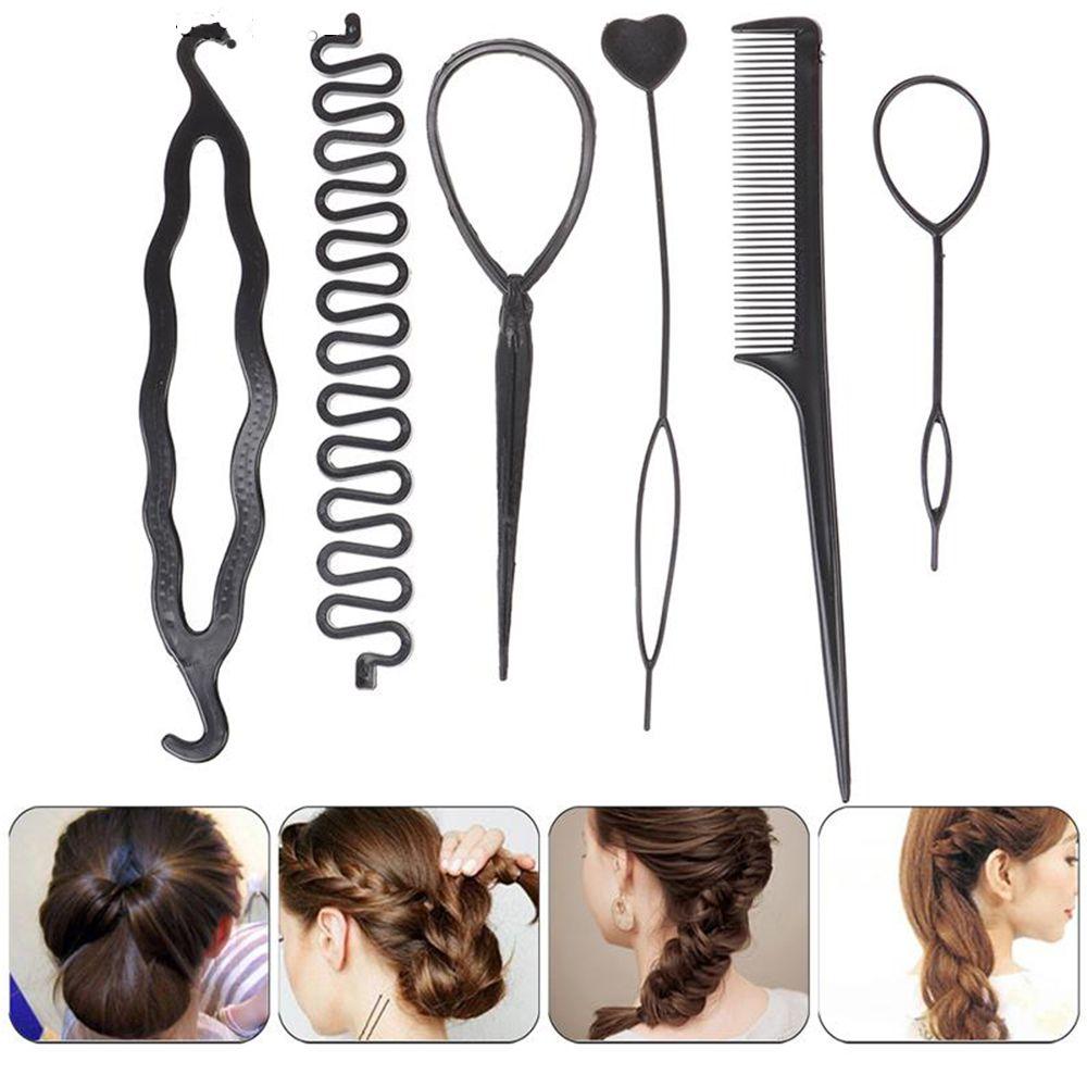 Twist Hair Roller Pull-through Hair Needle Hair Braiding Tools Hair Braider Kit Hair Dispenser