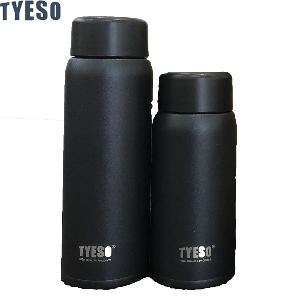 Tyeso Edelstahl-Taschen-Isolierflasche, niedlicher kompakter gerader Becher, hochwertiger, stilvoller Trinkbecher für optimale Flüssigkeitszufuhr