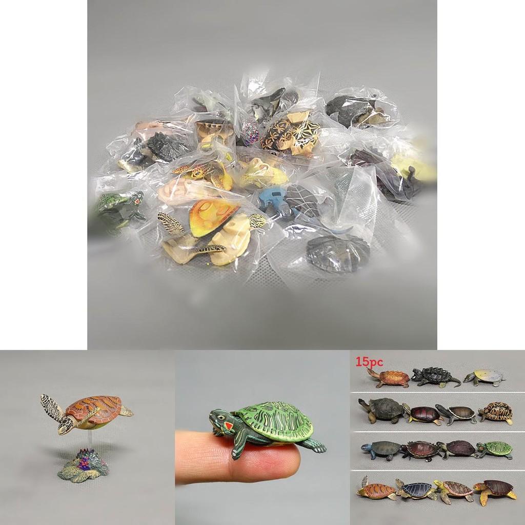 Pvc Ocean Animal Figure Green Sea Turtle Animal Model For Educational Display