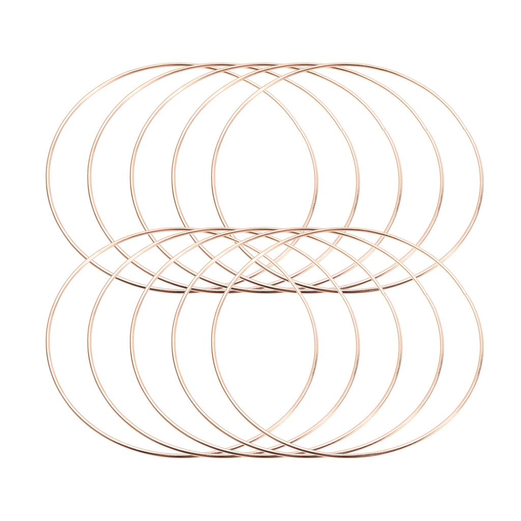 10Pcs Dreamcatcher Ring Metal Hoops Sturdy Smooth Surface for DIY Dreamcatcher Macrame Plant Hangers Craft Projects 75Mm