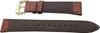 Seiko DEL5 18mm Crocodile Watch Band Brown for Men (Matte Finish)