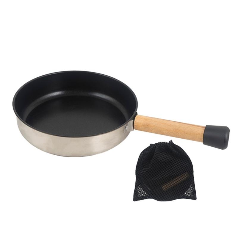 Non Stick Frying Pan Induction Frying Pan Nonstick Omelette Fry Pan Eggs Frying Pan Camp Pan Chef Skillets with Handle 1