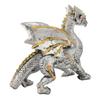 Mechanical Steampunk Dragon Sculpture Decorative Resin Dragon Statue for Bedrooms Offices Bookshelves