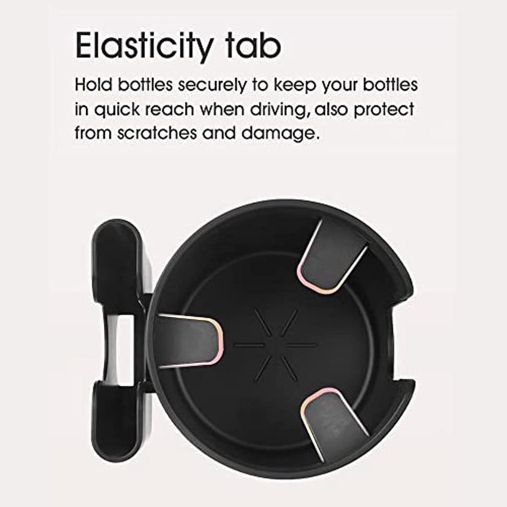 Uchwyt na butelkę z mlekiem dla niemowląt Rozbudowany uchwyt samochodowy na kubek. Uchwyt na napoje 2 w 1. Uchwyt na telefon
