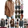 Luxuriously Soft Womens Teddy Bear Faux Fur Fleece Winter Coat Cardigan Jacket