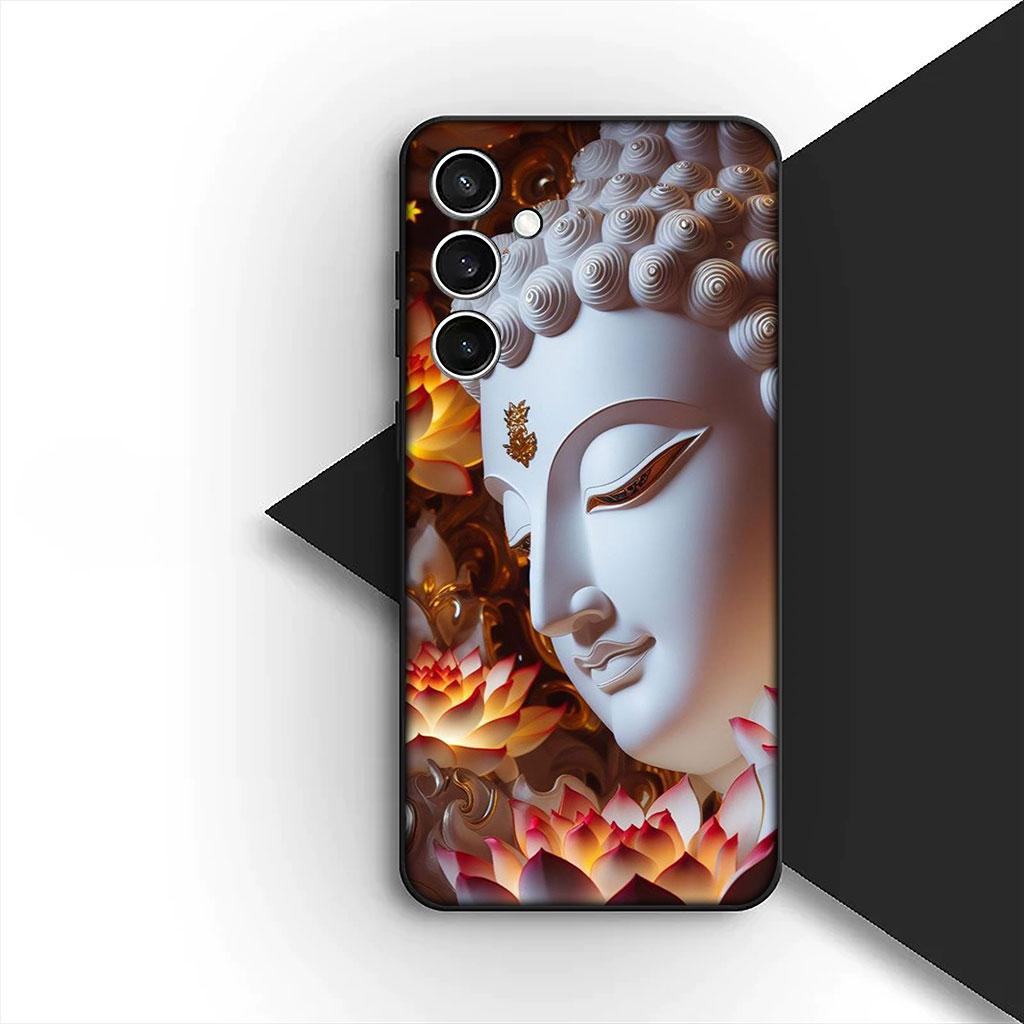 Lord Lotus Buddha New High-End Phone Cover for Samsung Galaxy S25 S24 S23 FE Ultra Plus S7 Edge S25+ S23+ A56 5G Soft Case