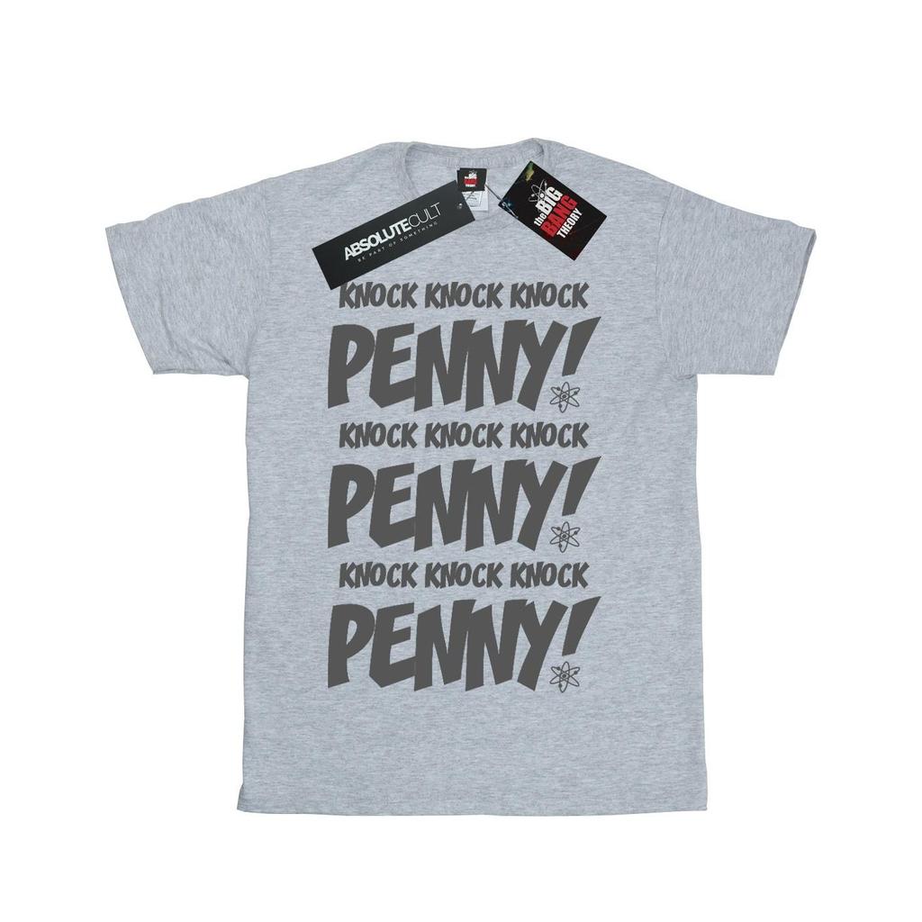 The Big Bang Theory Girls Sheldon Knock Knock Penny Cotton T-Shirt